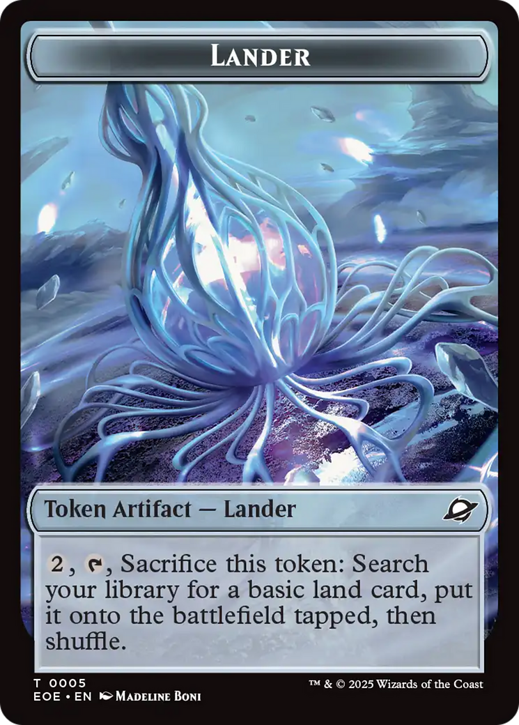 Drone // Lander (0005) Doubled-Sided Token [Edge of Eternities Tokens] - The Mythic Store | 24h Order Processing