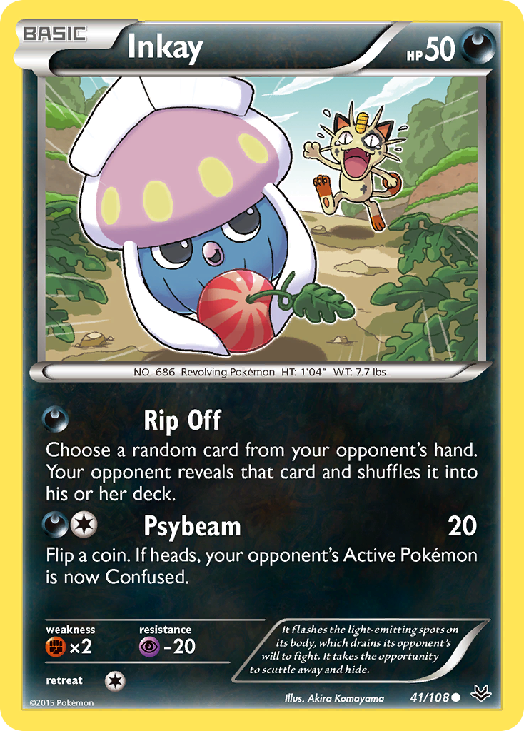 Inkay (41/108) [XY: Roaring Skies] - The Mythic Store | 24h Order Processing