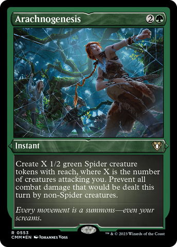 Arachnogenesis (Foil Etched) [Commander Masters] - The Mythic Store | 24h Order Processing