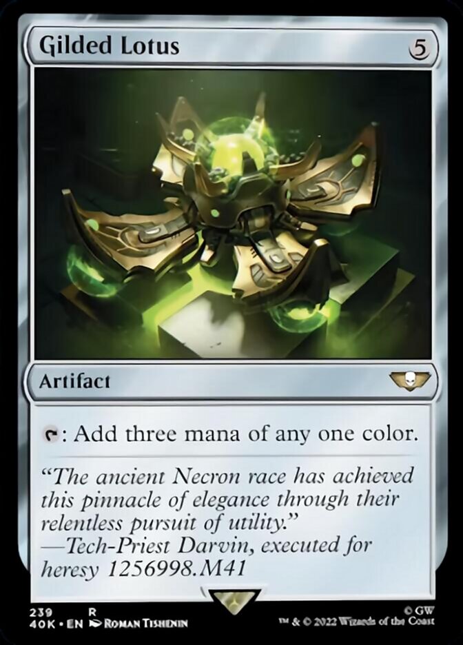 Gilded Lotus (Surge Foil) [Warhammer 40,000] - The Mythic Store | 24h Order Processing