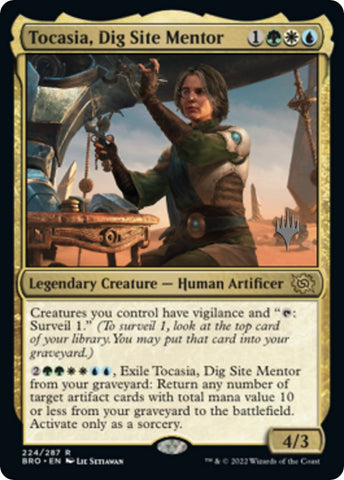 Tocasia, Dig Site Mentor (Promo Pack) [The Brothers' War Promos] - The Mythic Store | 24h Order Processing
