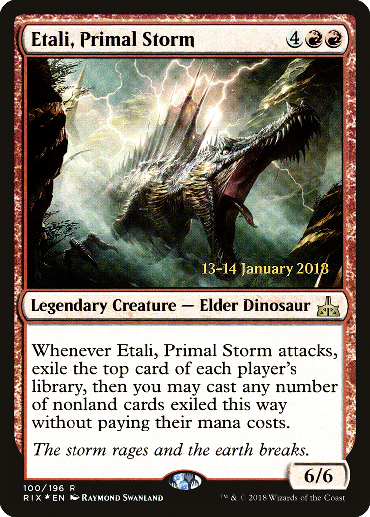 Etali, Primal Storm [Rivals of Ixalan Prerelease Promos] - The Mythic Store | 24h Order Processing