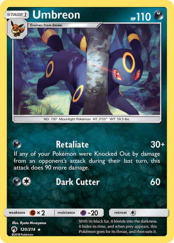 Umbreon (120/214) [Sun & Moon: Lost Thunder] - The Mythic Store | 24h Order Processing