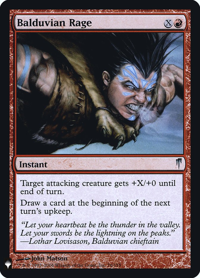 Balduvian Rage [Mystery Booster] - The Mythic Store | 24h Order Processing