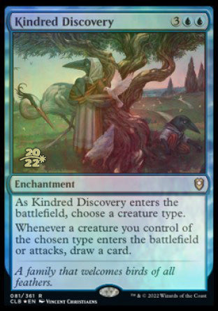 Kindred Discovery [Commander Legends: Battle for Baldur's Gate Prerelease Promos] - The Mythic Store | 24h Order Processing