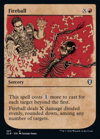 Fireball (Showcase) [Commander Legends: Battle for Baldur's Gate] - The Mythic Store | 24h Order Processing