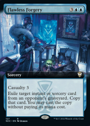 Flawless Forgery (Extended Art) [Streets of New Capenna Commander] - The Mythic Store | 24h Order Processing