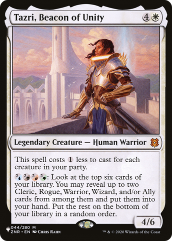 Tazri, Beacon of Unity (ZNR) [The List] - The Mythic Store | 24h Order Processing