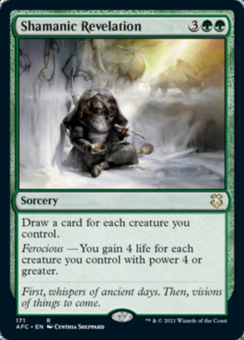 Shamanic Revelation [Dungeons & Dragons: Adventures in the Forgotten Realms Commander] - The Mythic Store | 24h Order Processing