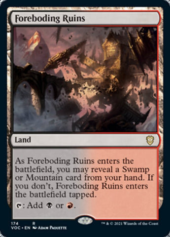 Foreboding Ruins [Innistrad: Crimson Vow Commander] - The Mythic Store | 24h Order Processing