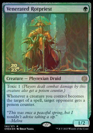 Venerated Rotpriest [Phyrexia: All Will Be One Prerelease Promos] - The Mythic Store | 24h Order Processing