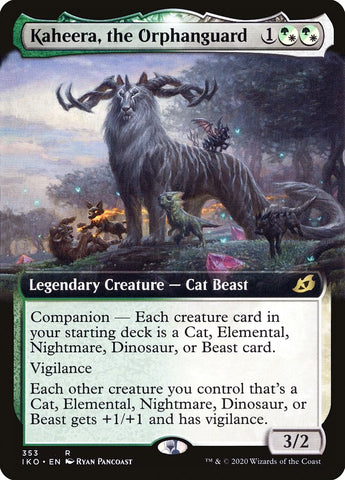 Kaheera, the Orphanguard (Extended Art) [Ikoria: Lair of Behemoths] - The Mythic Store | 24h Order Processing