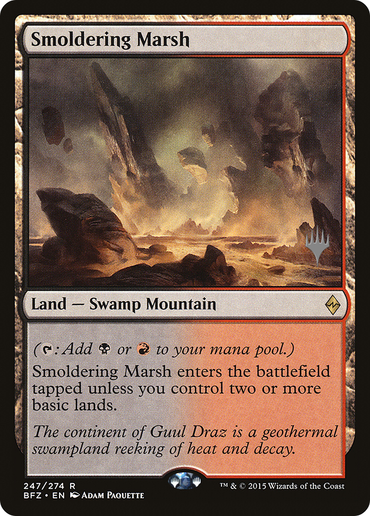 Smoldering Marsh [Battle for Zendikar Promos] - The Mythic Store | 24h Order Processing