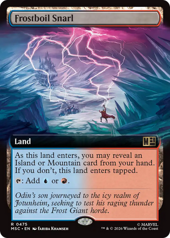 Frostboil Snarl (Extended Art) [Marvel Super Heroes Commander] - The Mythic Store | 24h Order Processing