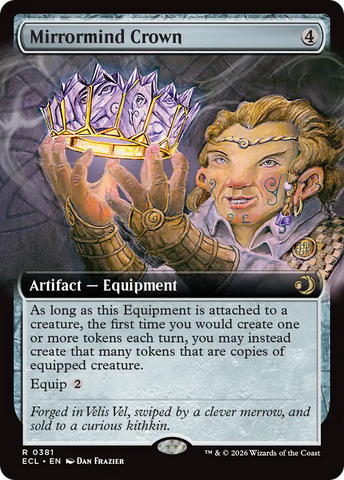 Mirrormind Crown (Extended Art) [Lorwyn Eclipsed]