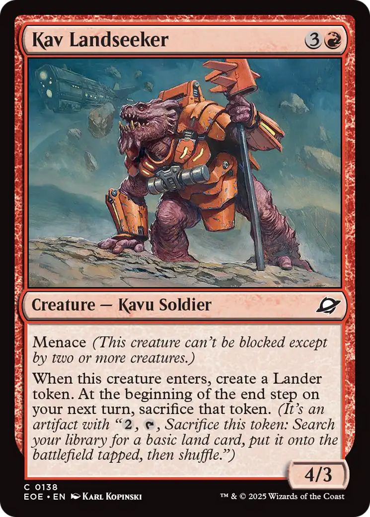 Kav Landseeker [Edge of Eternities] - The Mythic Store | 24h Order Processing