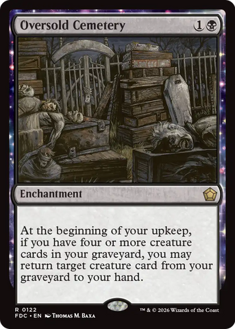 Oversold Cemetery [Foundations Commander] - The Mythic Store | 24h Order Processing