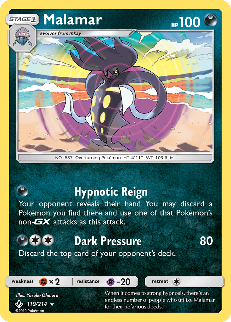 Malamar (119/214) [Sun & Moon: Unbroken Bonds] - The Mythic Store | 24h Order Processing