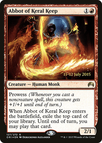 Abbot of Keral Keep [Magic Origins Prerelease Promos] - The Mythic Store | 24h Order Processing