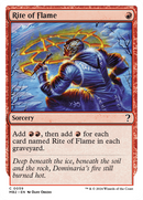 Rite of Flame (White Border) [Mystery Booster 2] - The Mythic Store | 24h Order Processing