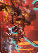 Roar of Resistance Art Card (Gold-Stamped Signature) [Phyrexia: All Will Be One Art Series] - The Mythic Store | 24h Order Processing