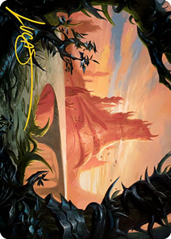 Slagwoods Bridge Art Card (Gold-Stamped Signature) [Modern Horizons 2 Art Series] - The Mythic Store | 24h Order Processing