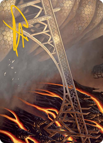 Rustvale Bridge Art Card (Gold-Stamped Signature) [Modern Horizons 2 Art Series] - The Mythic Store | 24h Order Processing
