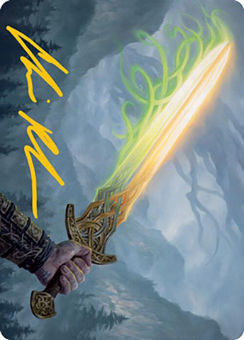 Sword of Hearth and Home Art Card (Gold-Stamped Signature) [Modern Horizons 2 Art Series] - The Mythic Store | 24h Order Processing