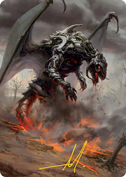 Scion of Draco Art Card (Gold-Stamped Signature) [Modern Horizons 2 Art Series] - The Mythic Store | 24h Order Processing