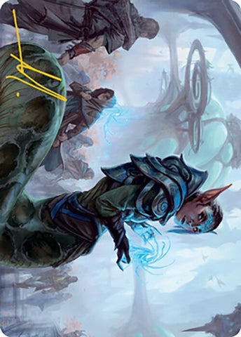 Lonis, Cryptozoologist Art Card (Gold-Stamped Signature) [Modern Horizons 2 Art Series] - The Mythic Store | 24h Order Processing