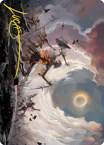 Damn Art Card (Gold-Stamped Signature) [Modern Horizons 2 Art Series] - The Mythic Store | 24h Order Processing