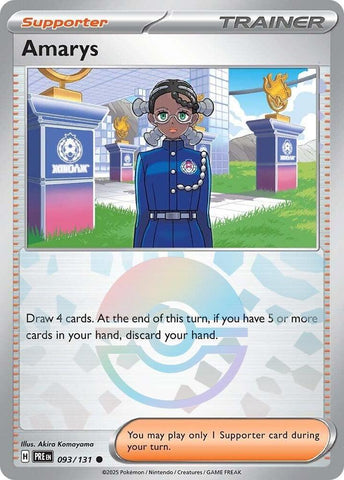Amarys (093/131) (Poke Ball Pattern) [Scarlet & Violet: Prismatic Evolutions] - The Mythic Store | 24h Order Processing
