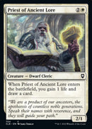 Priest of Ancient Lore [Commander Legends: Battle for Baldur's Gate] - The Mythic Store | 24h Order Processing