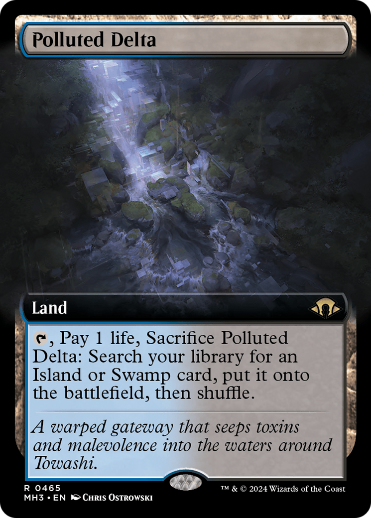 Polluted Delta (Extended Art) [Modern Horizons 3] - The Mythic Store | 24h Order Processing