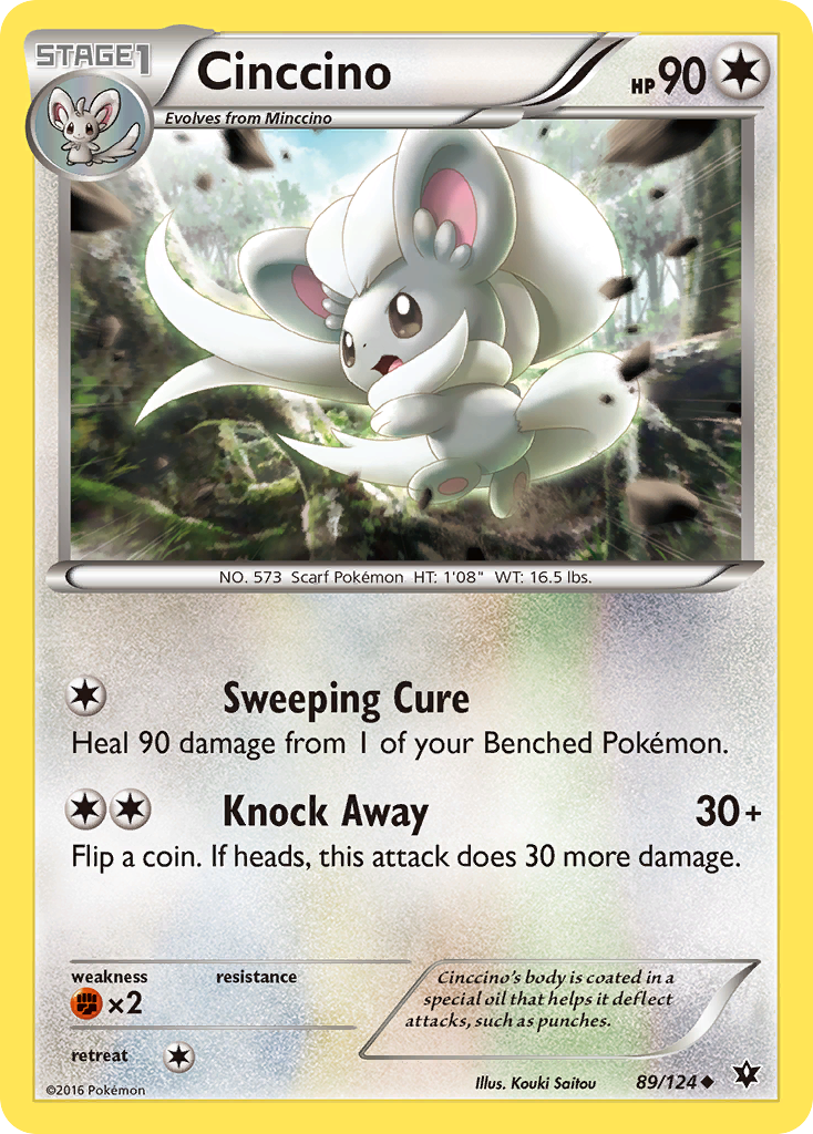 Cinccino (89/124) [XY: Fates Collide] - The Mythic Store | 24h Order Processing