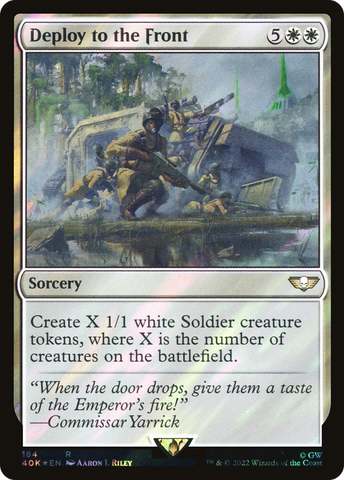 Deploy to the Front (Surge Foil) [Warhammer 40,000] - The Mythic Store | 24h Order Processing