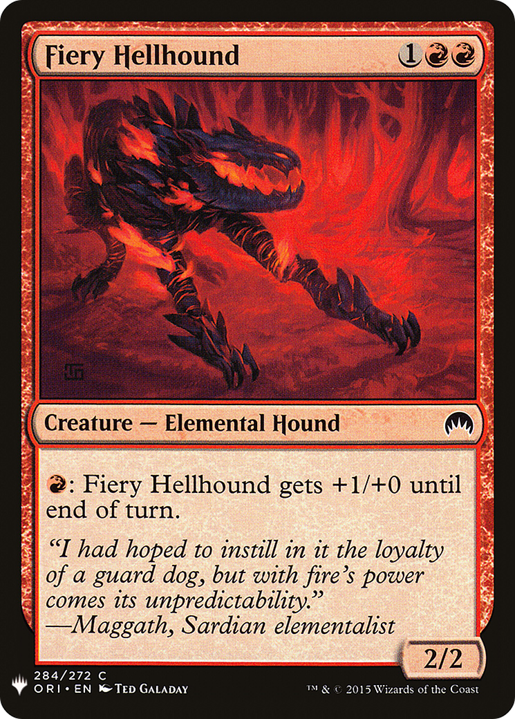 Fiery Hellhound [Mystery Booster] - The Mythic Store | 24h Order Processing