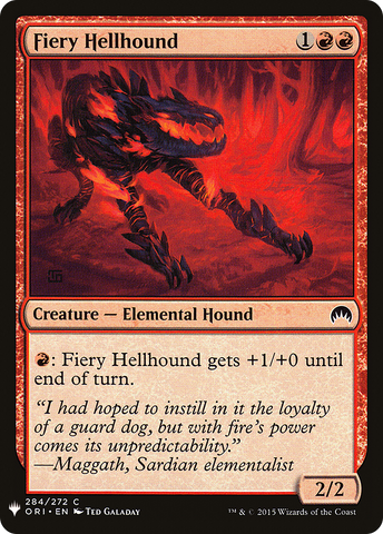 Fiery Hellhound [Mystery Booster] - The Mythic Store | 24h Order Processing