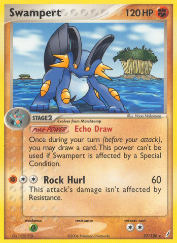 Swampert (27/100) [EX: Crystal Guardians] - The Mythic Store | 24h Order Processing