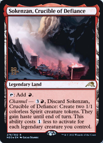 Sokenzan, Crucible of Defiance [Kamigawa: Neon Dynasty Prerelease Promos] - The Mythic Store | 24h Order Processing