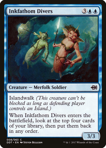 Inkfathom Divers [Duel Decks: Merfolk vs. Goblins] - The Mythic Store | 24h Order Processing