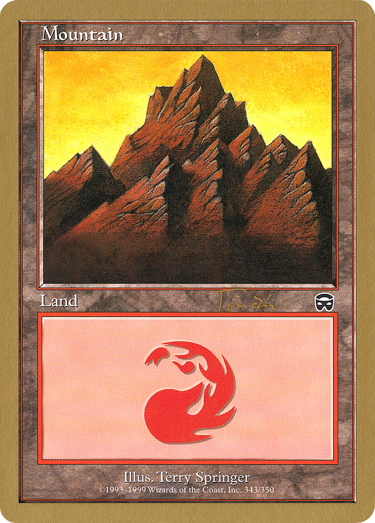 Mountain (jt343a) (Jan Tomcani) (INV) [World Championship Decks 2001] - The Mythic Store | 24h Order Processing
