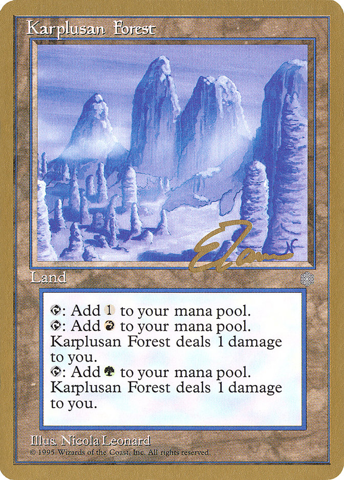 Karplusan Forest (Eric Tam) [Pro Tour Collector Set] - The Mythic Store | 24h Order Processing