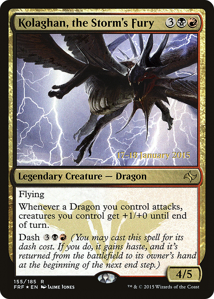 Kolaghan, the Storm's Fury [Fate Reforged Prerelease Promos] - The Mythic Store | 24h Order Processing