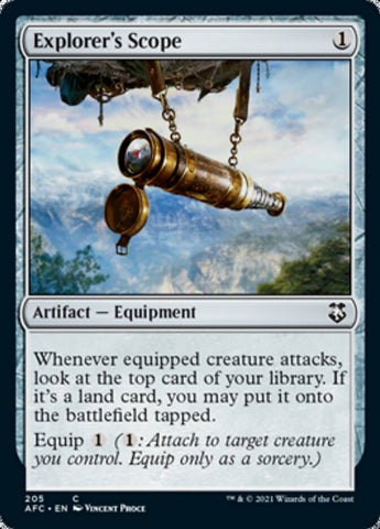 Explorer's Scope [Dungeons & Dragons: Adventures in the Forgotten Realms Commander] - The Mythic Store | 24h Order Processing