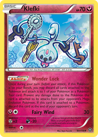 Klefki (80/114) [XY: Steam Siege] - The Mythic Store | 24h Order Processing
