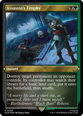 Assassin's Trophy (Foil Etched) [Assassin's Creed] - The Mythic Store | 24h Order Processing