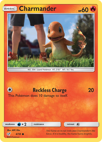 Charmander (4/18) [Sun & Moon: Detective Pikachu] - The Mythic Store | 24h Order Processing