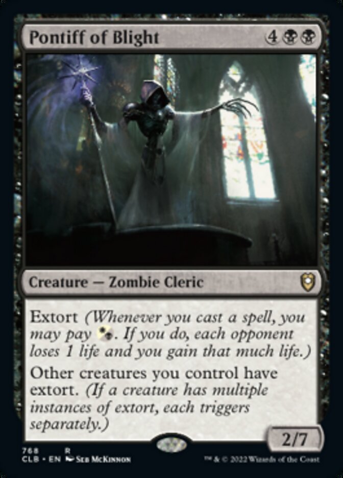 Pontiff of Blight [Commander Legends: Battle for Baldur's Gate] - The Mythic Store | 24h Order Processing