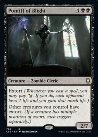 Pontiff of Blight [Commander Legends: Battle for Baldur's Gate] - The Mythic Store | 24h Order Processing